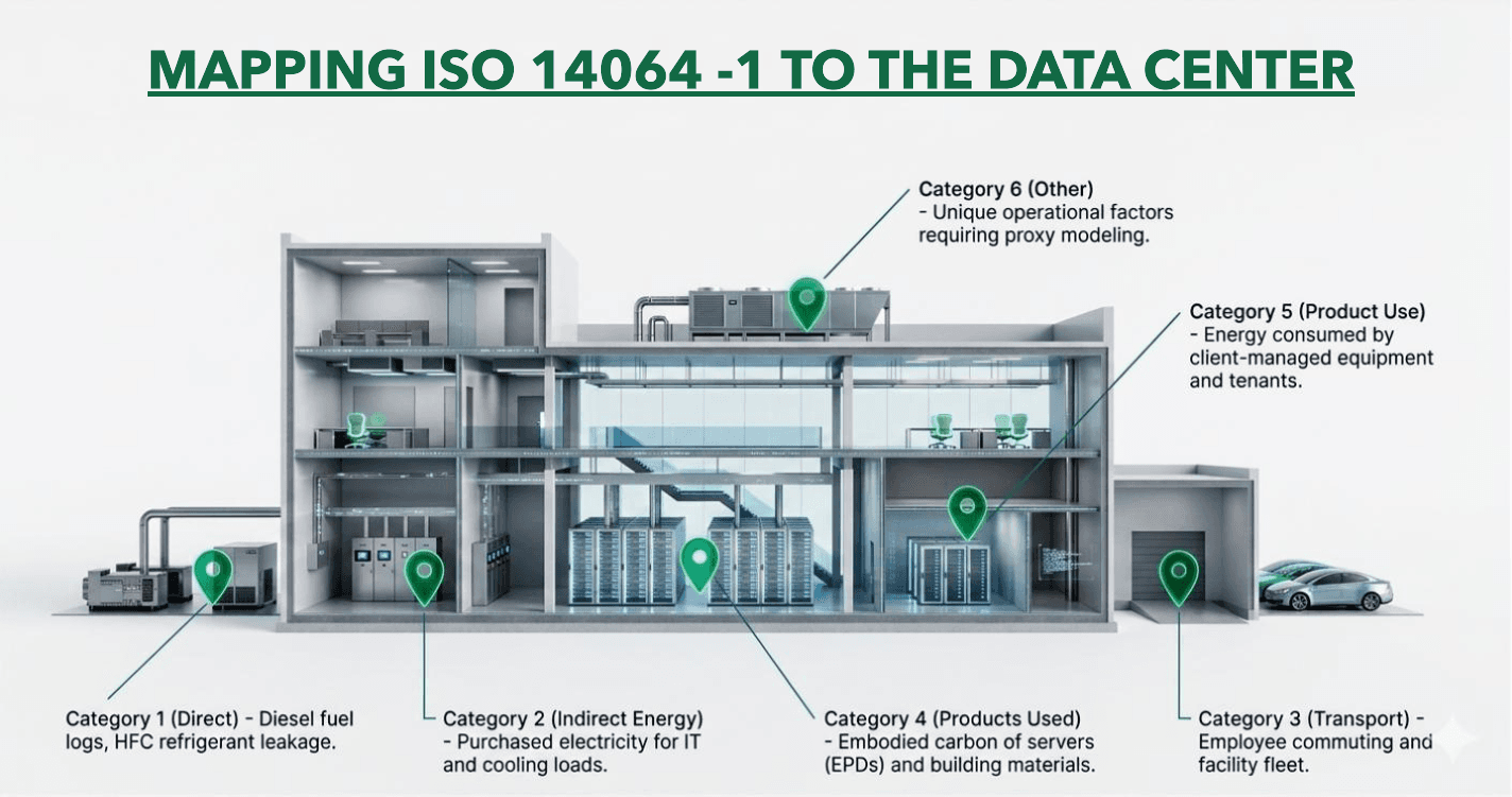 Image Data Center 2: Mapping ISO 14064-1 to the Physical Data Center